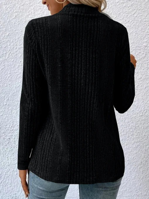 2025 Autumn/Winter New Women's Cardigan Top Solid Color Casual Fashionable Loose Long Sleeve Knitted Sweater Jacket