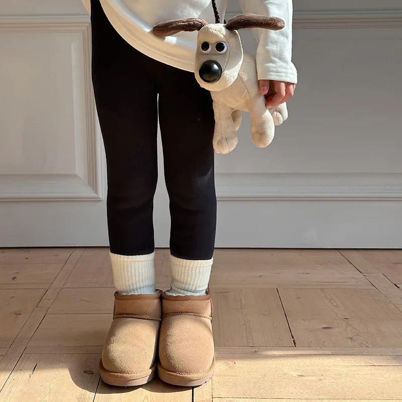 2025 Girls' Winter Warm and Plush Thick Slim Fit Leggings