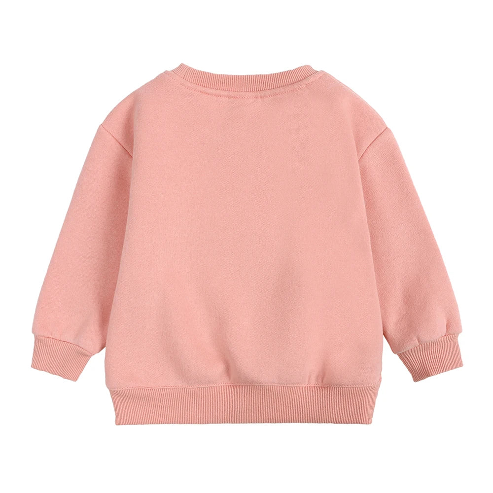 1-7T Kids Hoodies Winter Autumn Thicken Fleece Long Sleeve Sweatshirt Toddler Boy Girl Sweater Coat Children's Pullovers Clothes