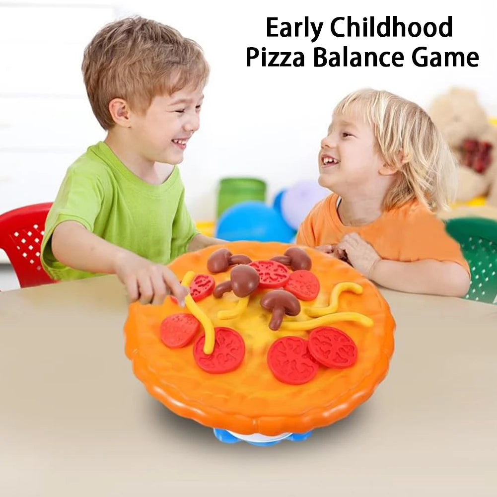 Topple Pizza Stacking Game Balance Pizza Children Toys Board Game Simulation Pizza Desktop Game Pile-up for 2-4 Players