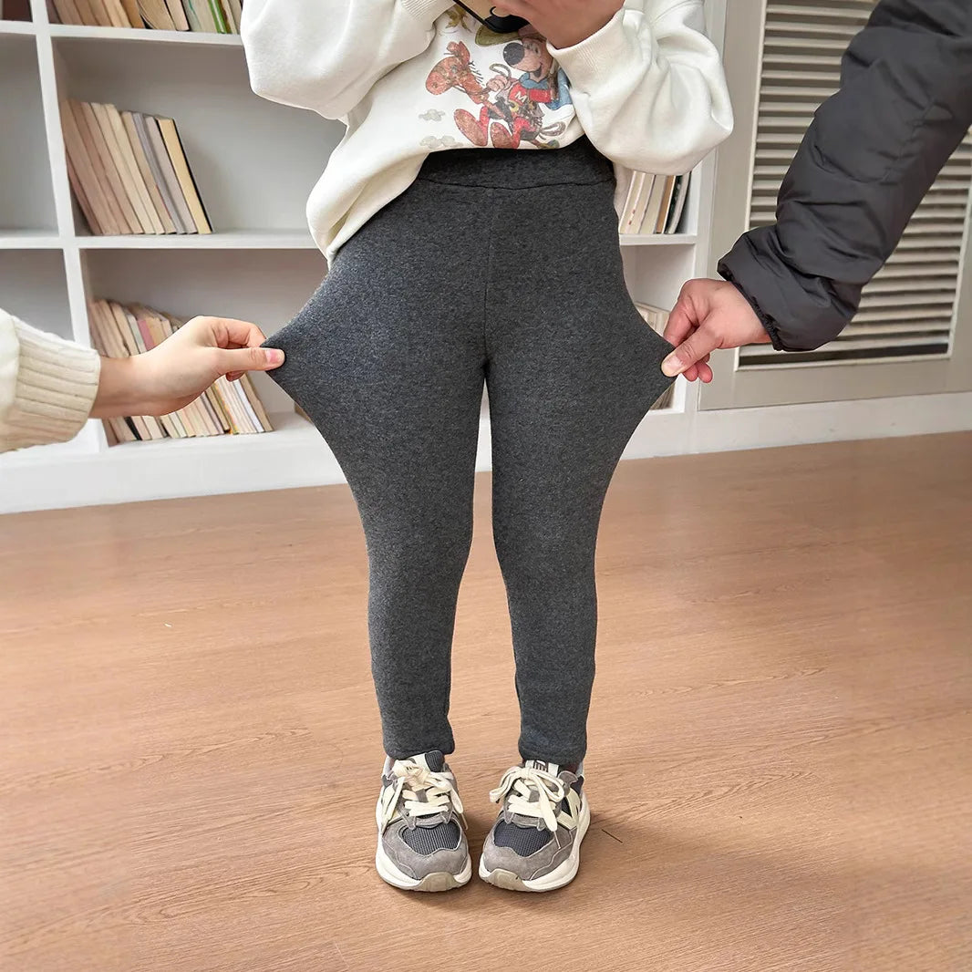 2025 Girls' Winter Warm and Plush Thick Slim Fit Leggings