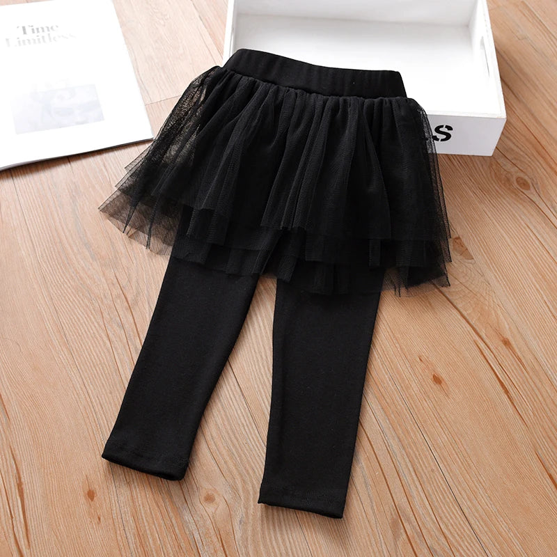 Girls 1-7 Years Old Leggings Spring And Autumn Daily Casual Culottes Children Comfortable Pants Outdoor Kids Fashion Clothing