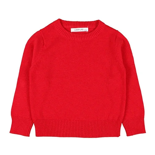 2025 New Autumn 0-7Yrs Kids Sweater Baby Loose Pullover Sweater Baby Boys Girls Long Sleeved Solid Color Knitted Pullover Tops