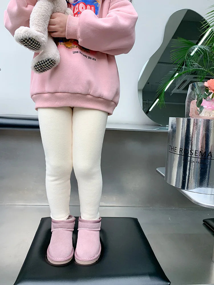 2025 Girls' Winter Warm and Plush Thick Slim Fit Leggings