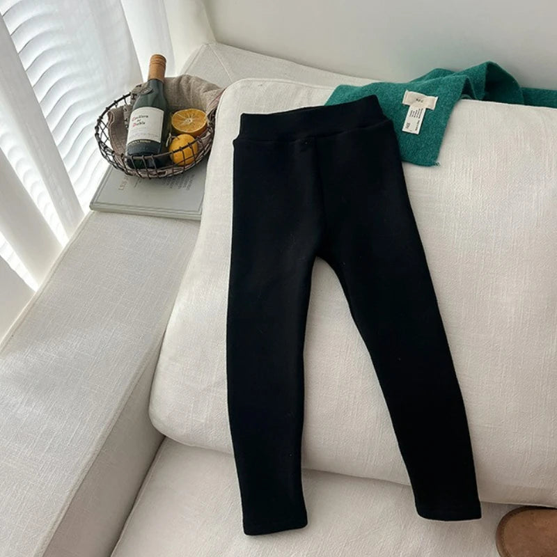2025 Girls' Winter Warm and Plush Thick Slim Fit Leggings