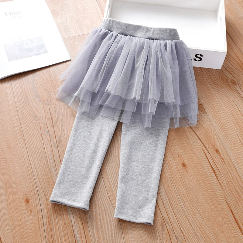 Girls 1-7 Years Old Leggings Spring And Autumn Daily Casual Culottes Children Comfortable Pants Outdoor Kids Fashion Clothing